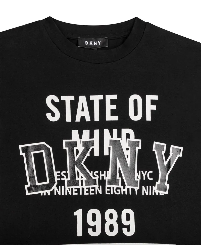 Camiseta Niña DKNY Negra 1989
