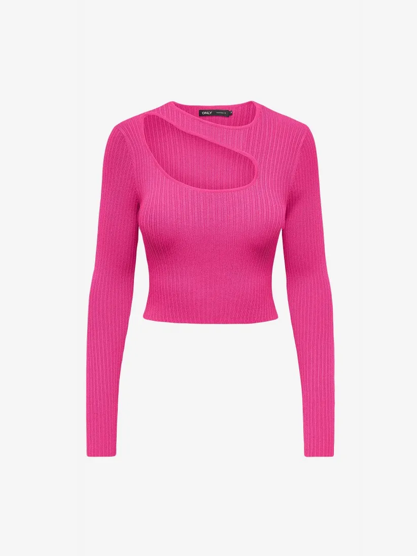 CAMISETA ONLMEDDI LS PEEKABOO ONECK CC KNT