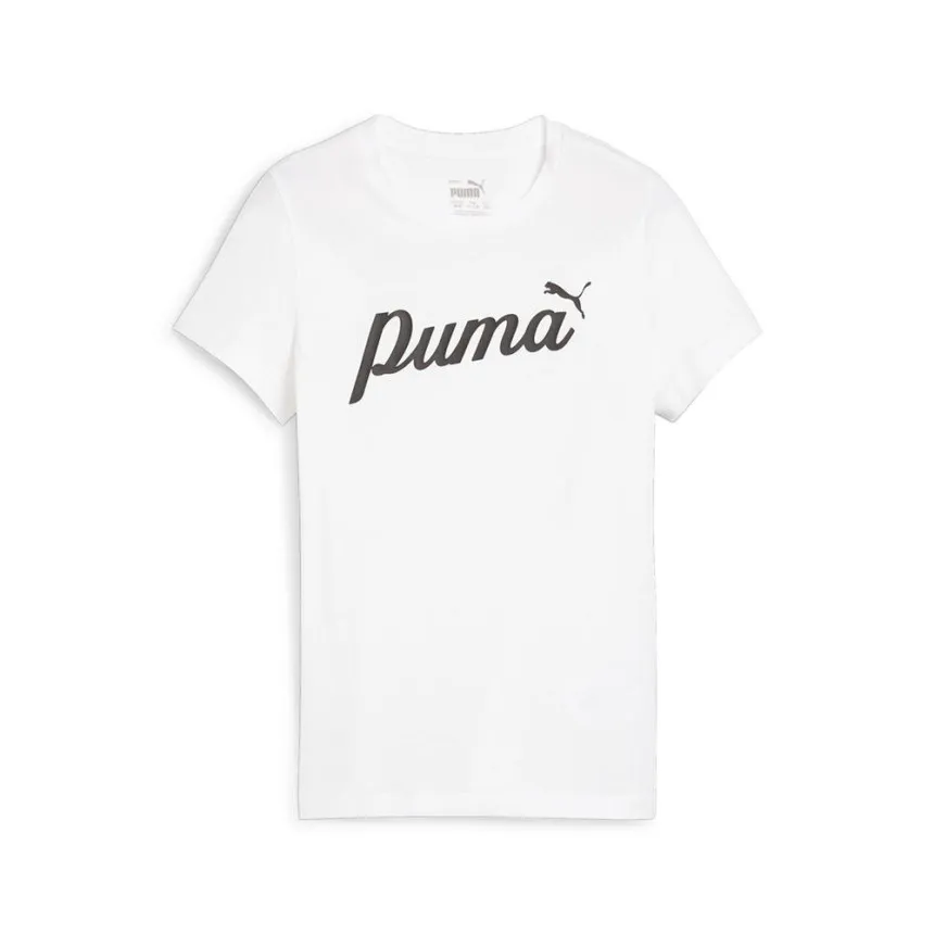Camiseta Puma Script Para Niña