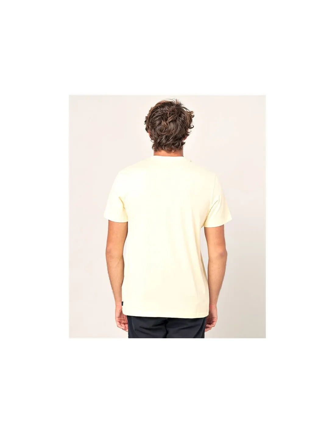 Camiseta Rip Curl Sport Hombre Amarillo