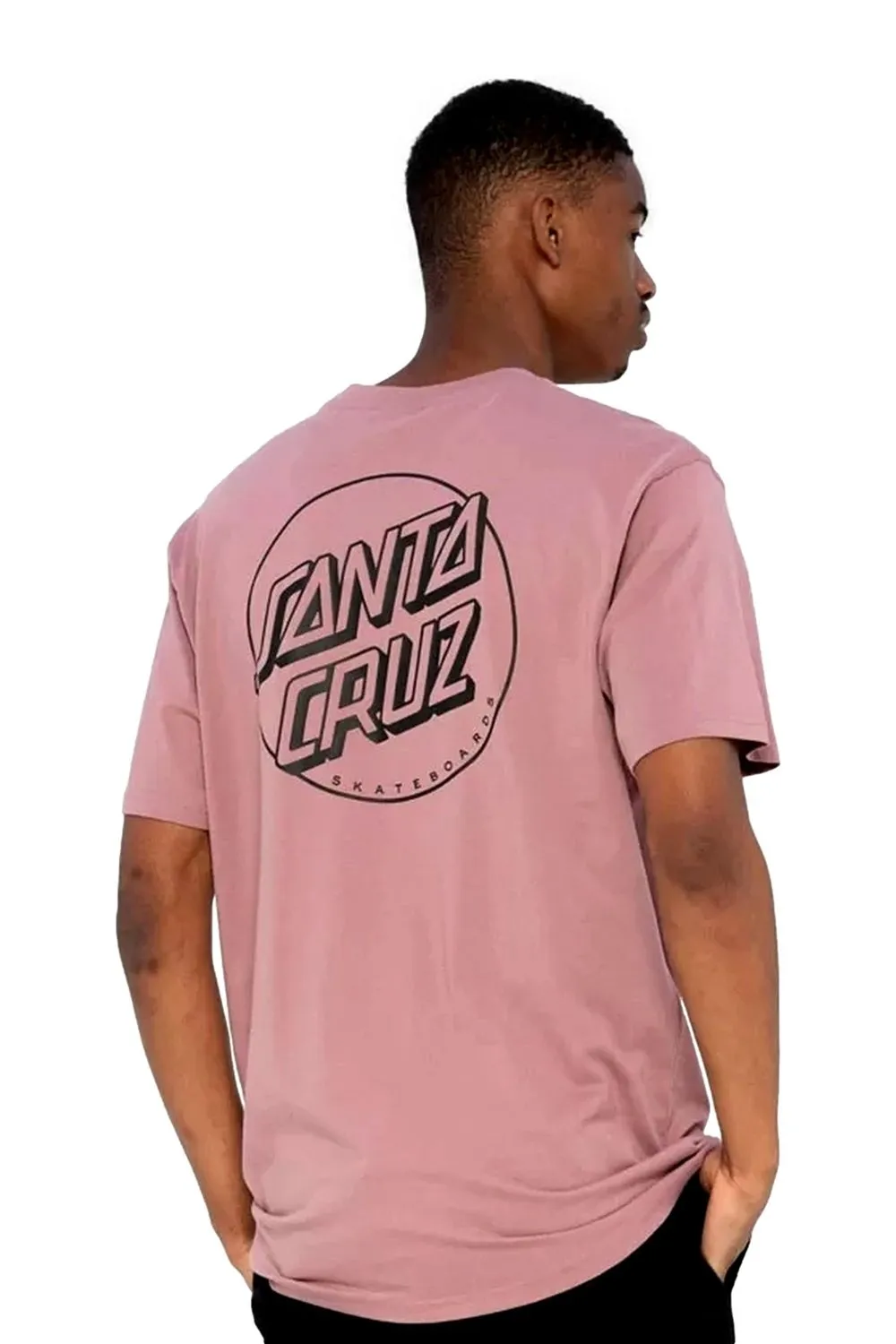 Camiseta santa cruz dusty rose opus dot stripe tee