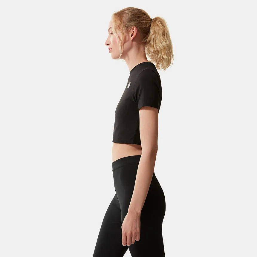 Camiseta The North Face Cropp Simple Para Mujer