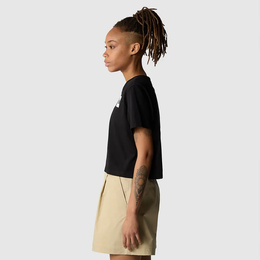 Camiseta The North Face Cropped Fine Para Mujer