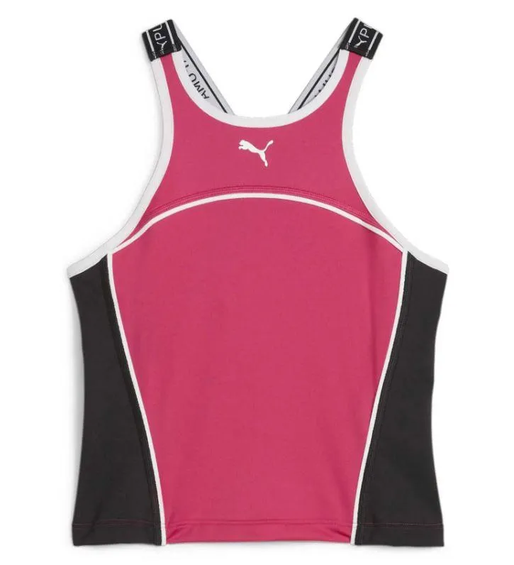 Camiseta Tirantes Puma Fit Strong Fitted Rosa/Negro