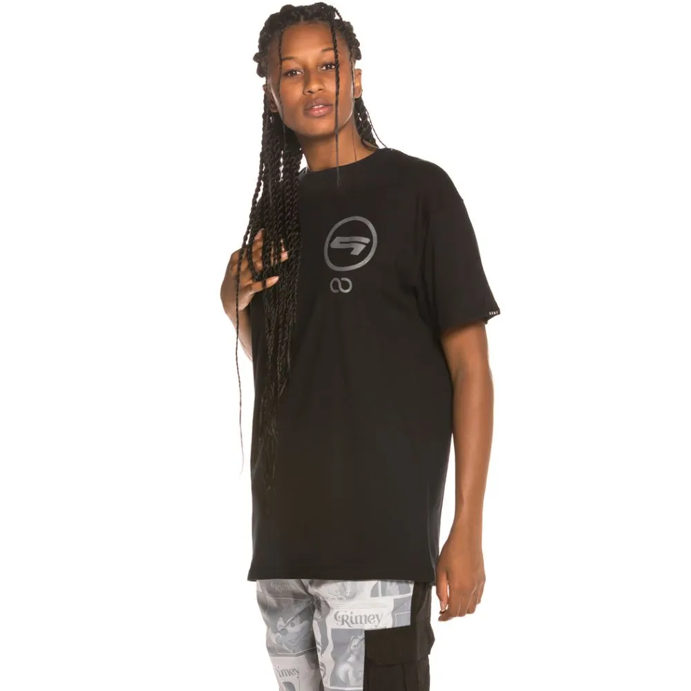 Camiseta Unisex Grimey Vostok Base Reflective Tee FW19 Black