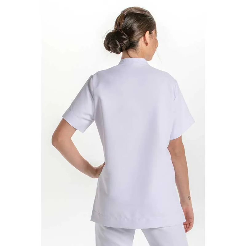 CAMISOLA UNISEX CON CUELLO MAO DE MICROFIBRA BLANCA  DYNEKE