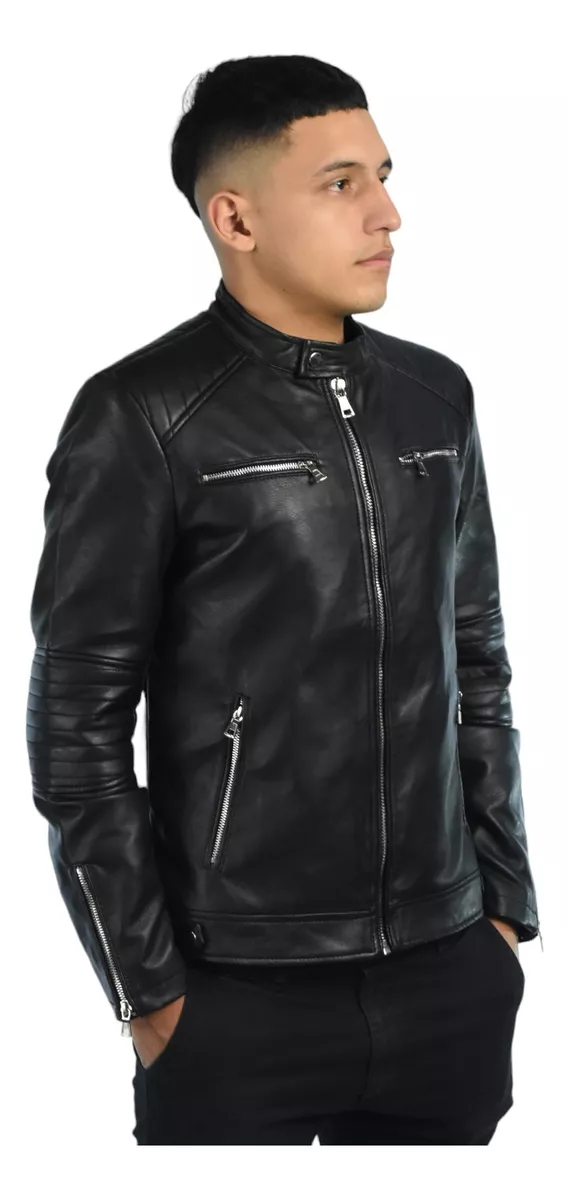 Campera Eco Cuero Hombre Motoquero Importado Yd 59391