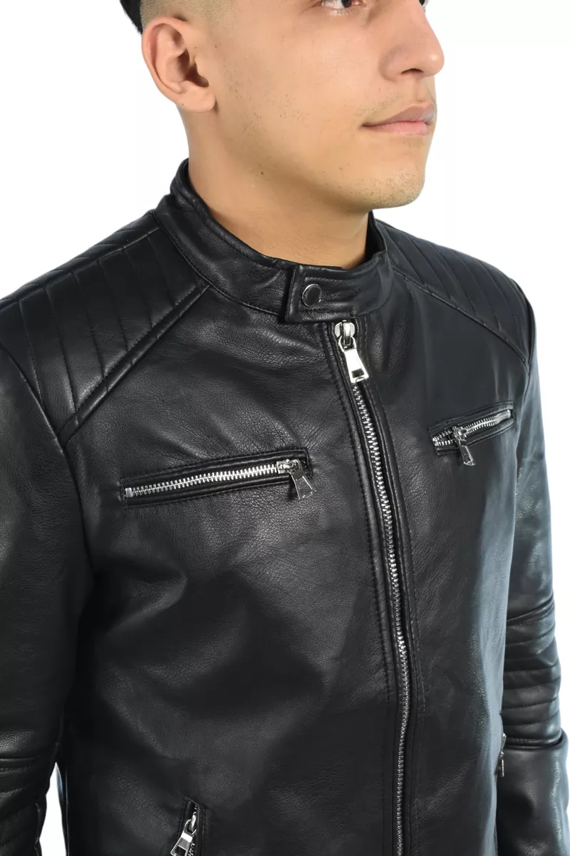 Campera Eco Cuero Hombre Motoquero Importado Yd 59391