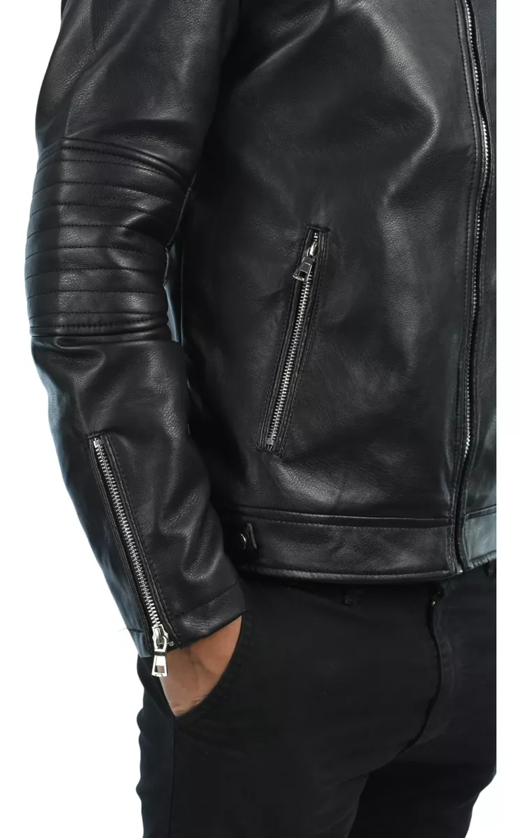 Campera Eco Cuero Hombre Motoquero Importado Yd 59391