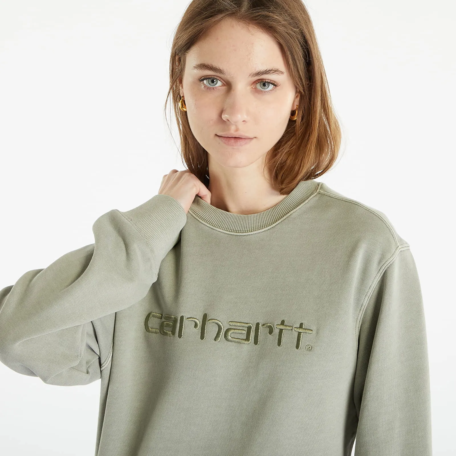 Carhartt WIP Duster Sweatshirt UNISEX Yucca Garment Dyed
