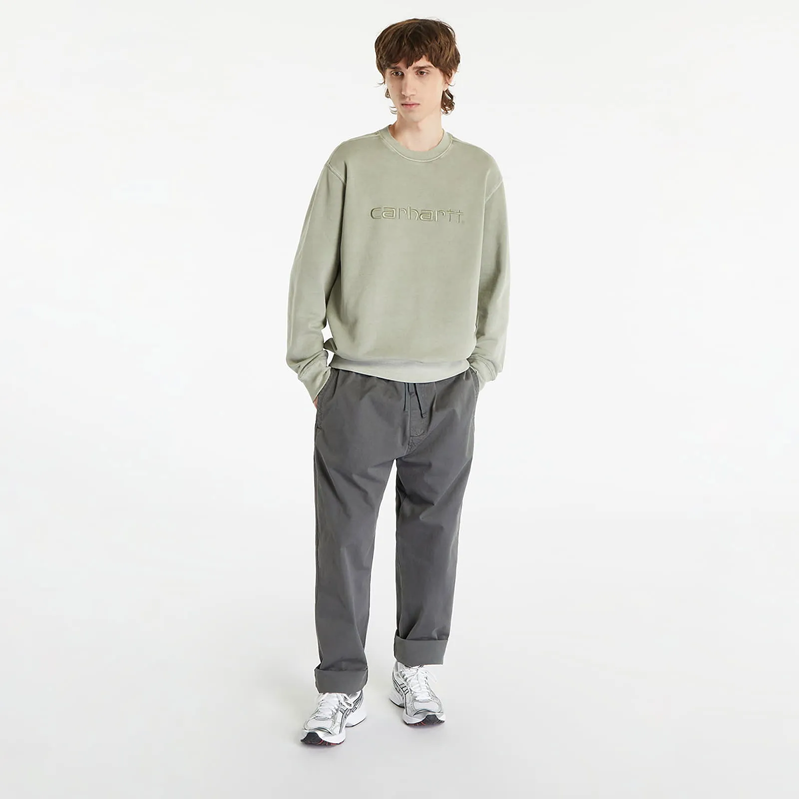 Carhartt WIP Duster Sweatshirt UNISEX Yucca Garment Dyed