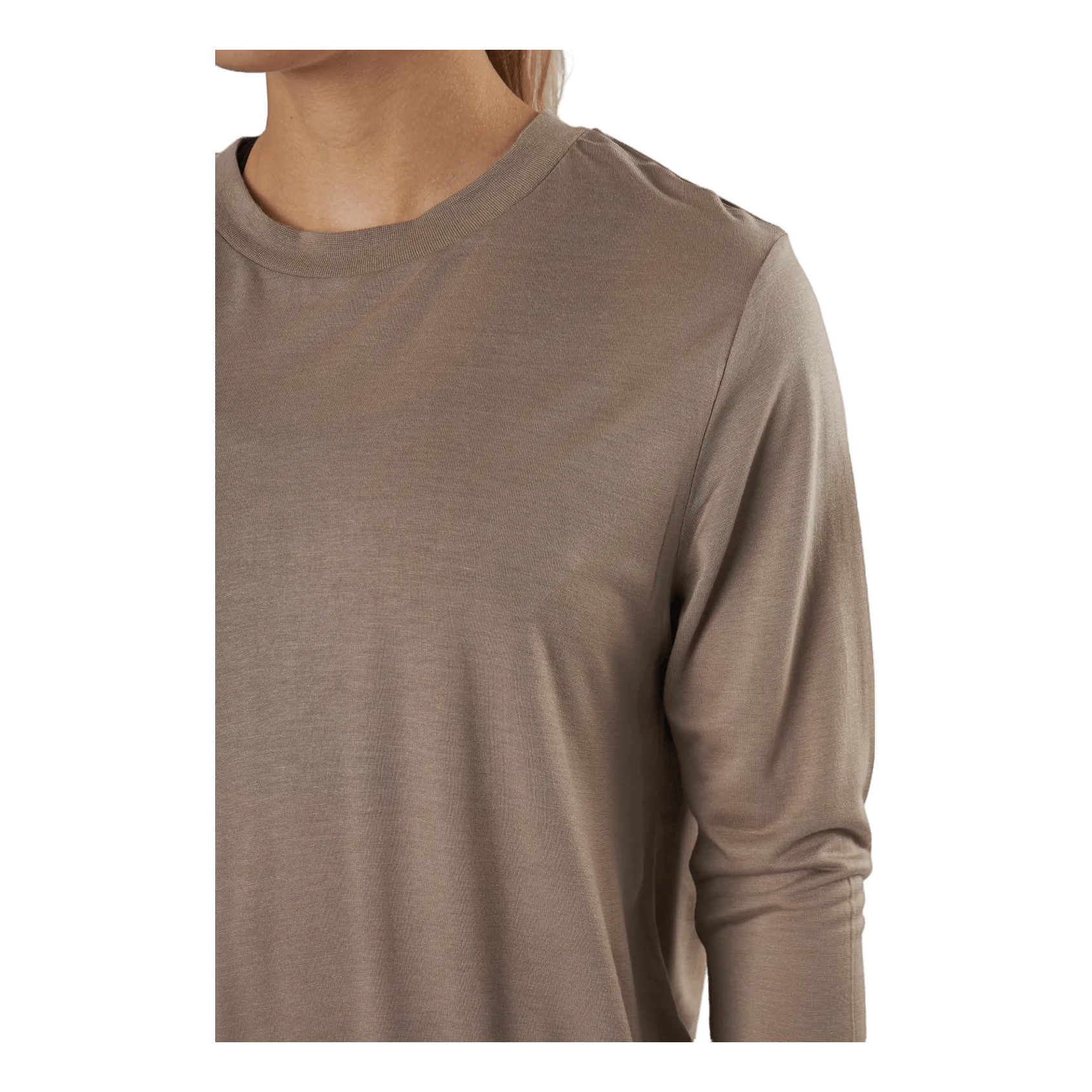 Casall Ease Crew Neck Taupe Grey