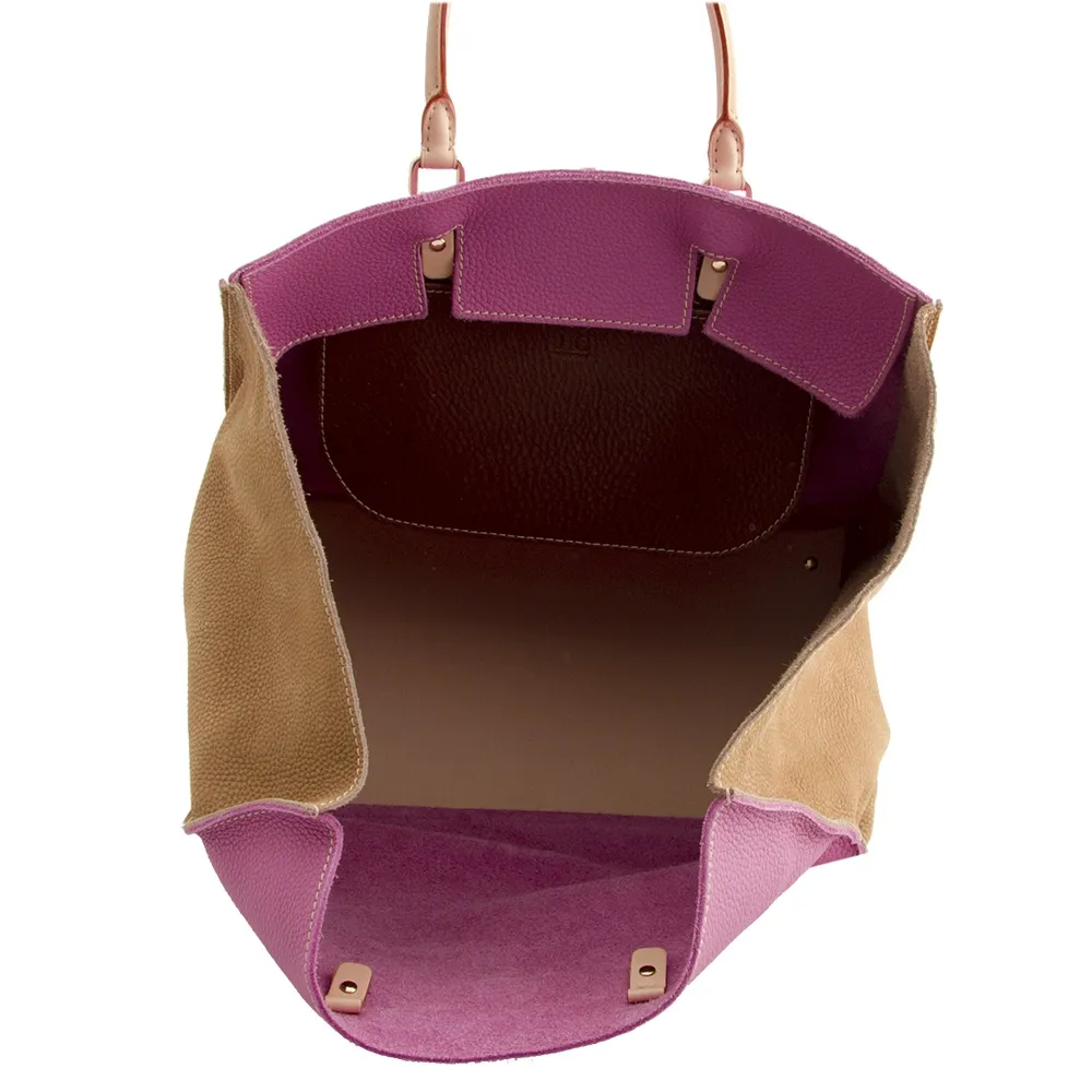 CH Bolso Vendome Rosa y Beige