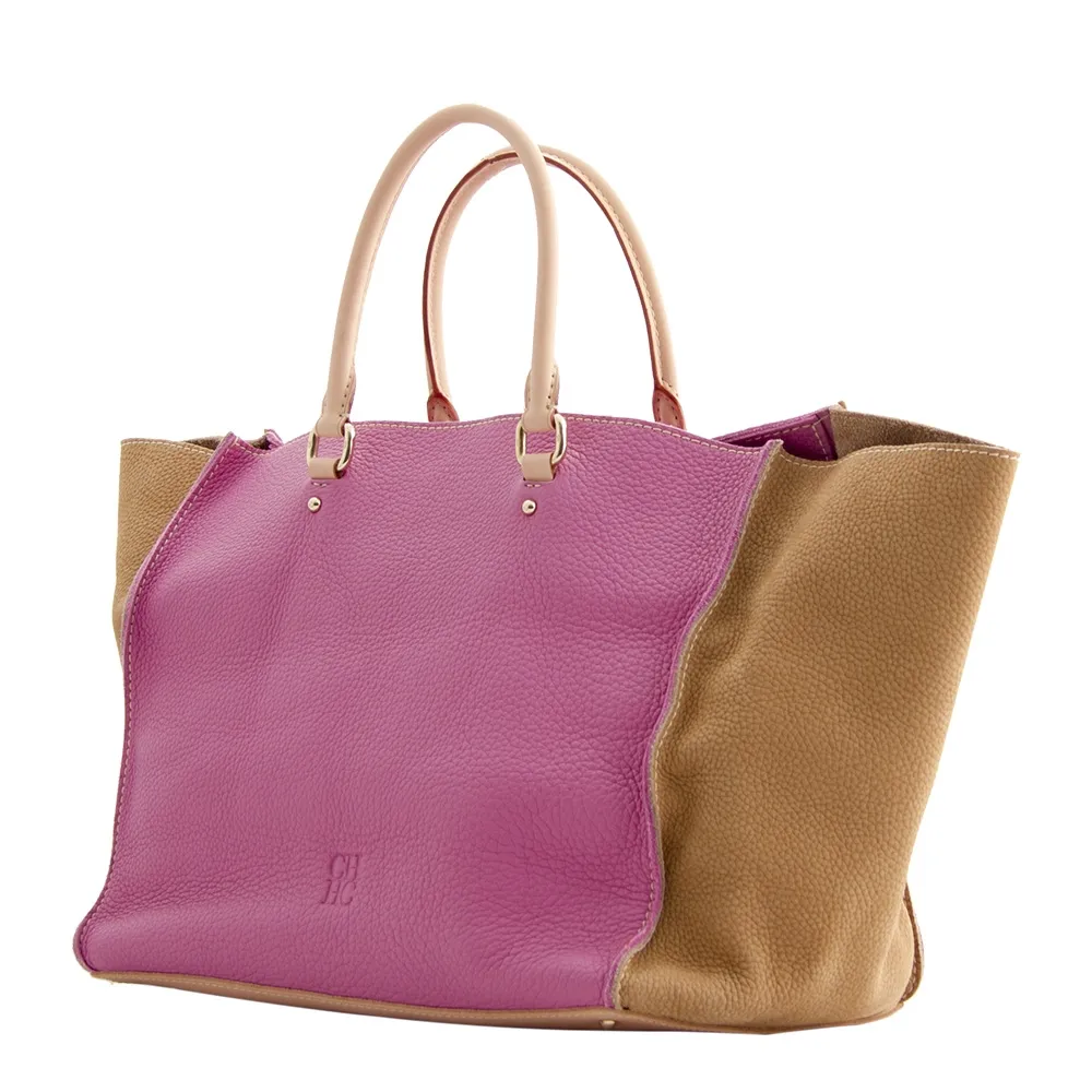 CH Bolso Vendome Rosa y Beige