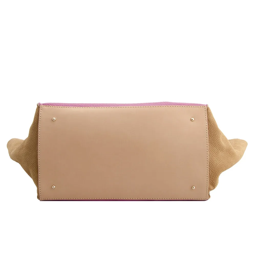 CH Bolso Vendome Rosa y Beige