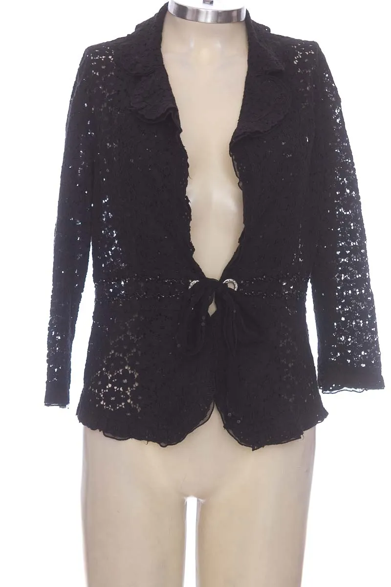 CHAQUETA / ABRIGO COLOR NEGRO  AZWELL