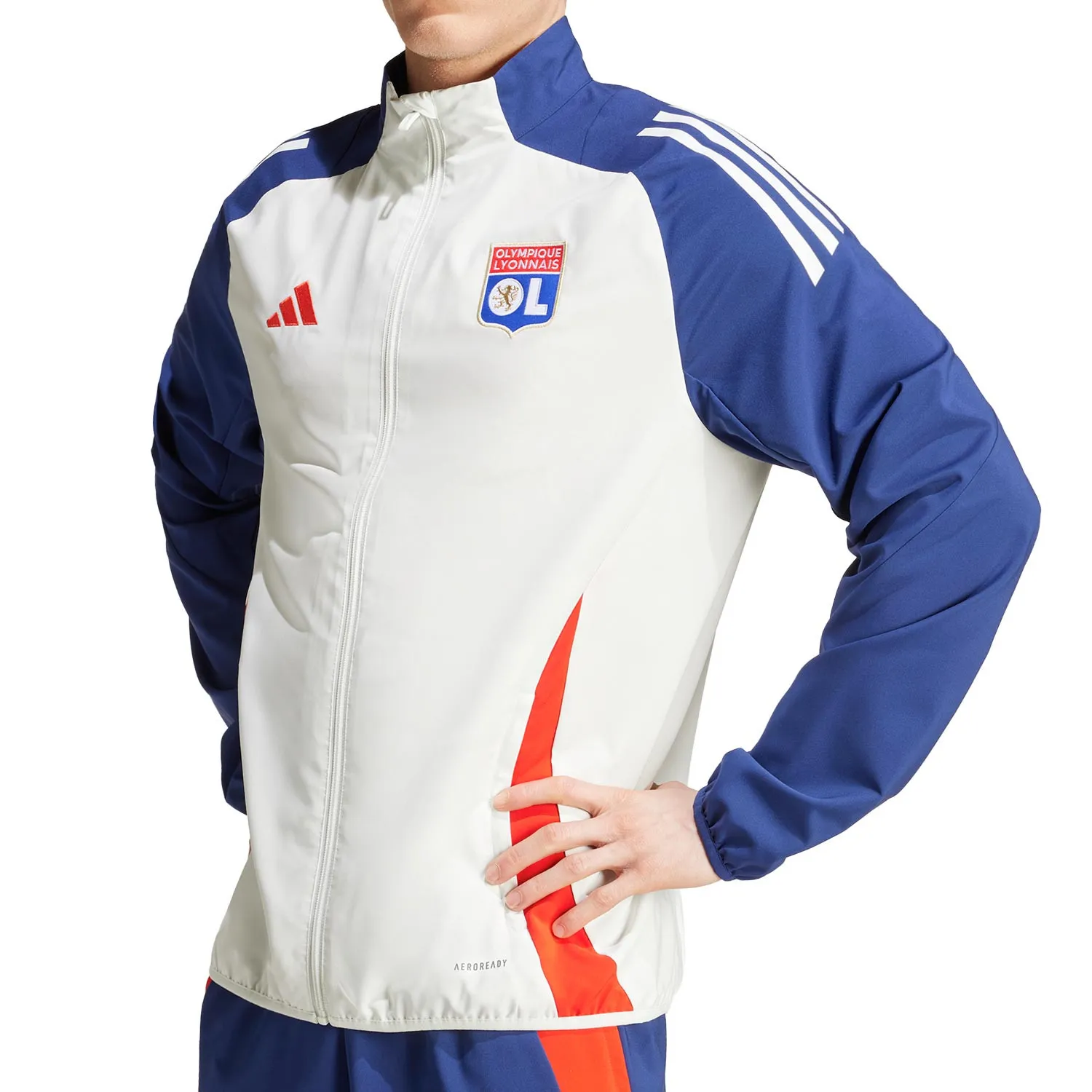 CHAQUETA ADIDAS OLYMPIQUE LYON PREPARTIDO