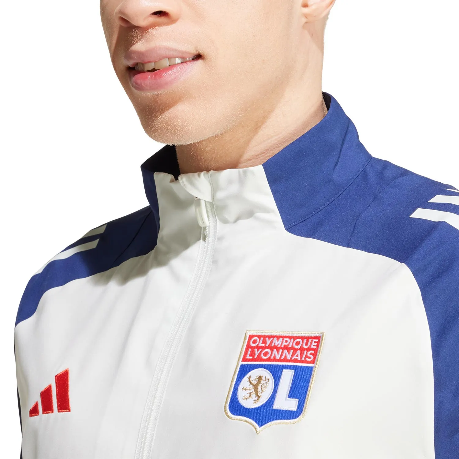 CHAQUETA ADIDAS OLYMPIQUE LYON PREPARTIDO