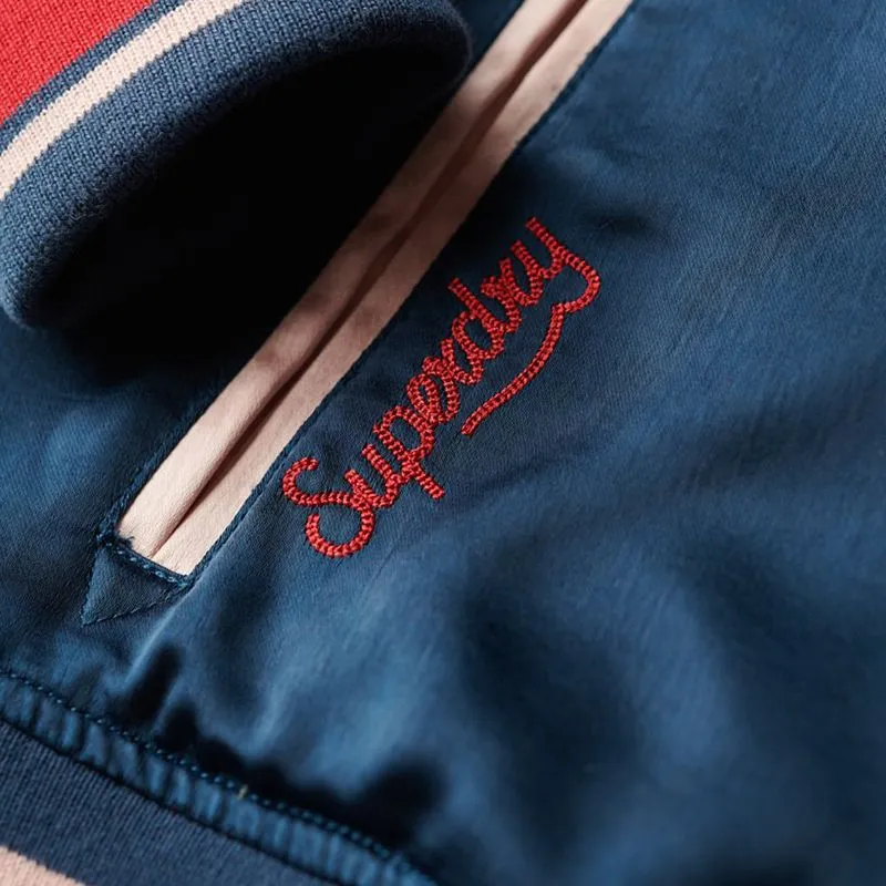 Chaqueta Casual Para Mujer Suikajan Embroidered Bomber Superdry