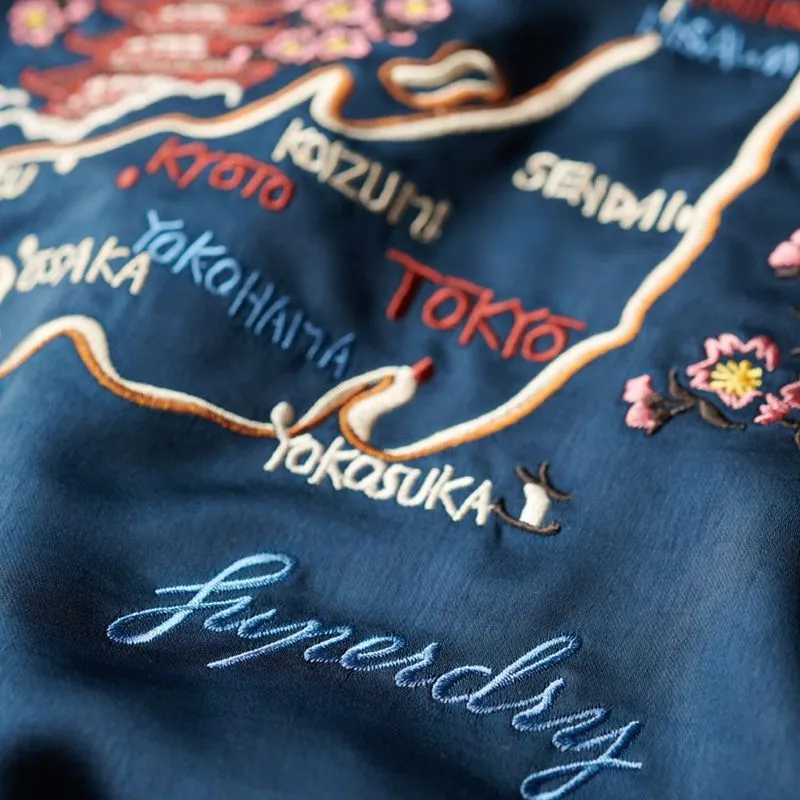 Chaqueta Casual Para Mujer Suikajan Embroidered Bomber Superdry