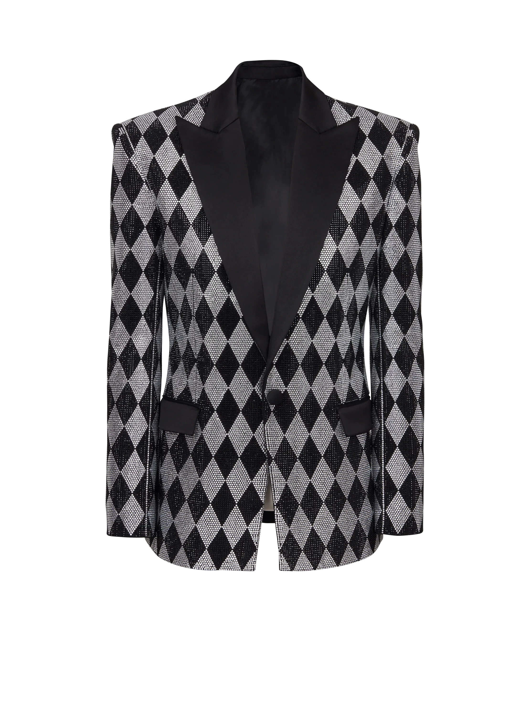 Chaqueta con 1 botón de strass Diamond