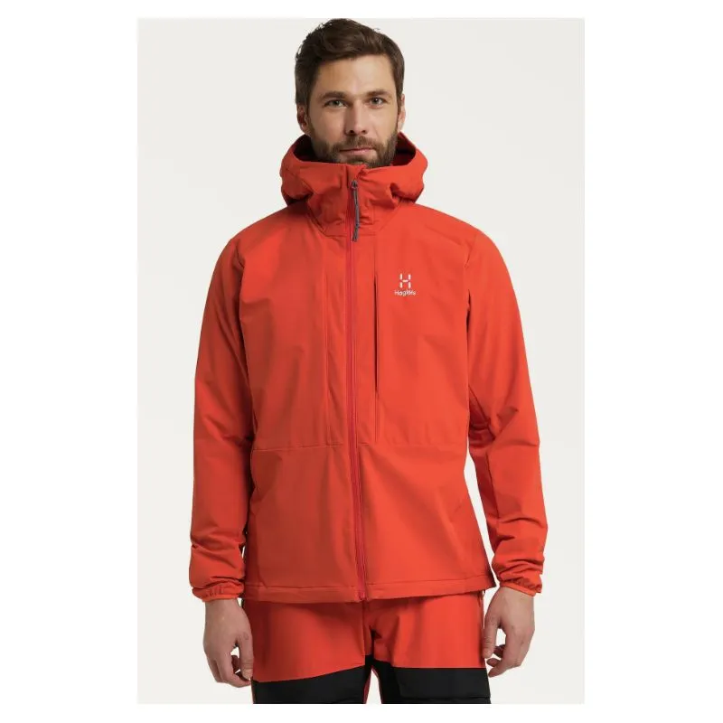 Chaqueta de esquí de travesía HAGLÖFS Discover (habanero) hombre