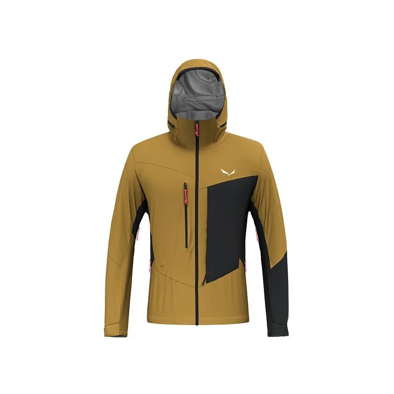 Chaqueta de esquí para hombre Salewa SELLA 3L PTX JACKET (marrón dorado)