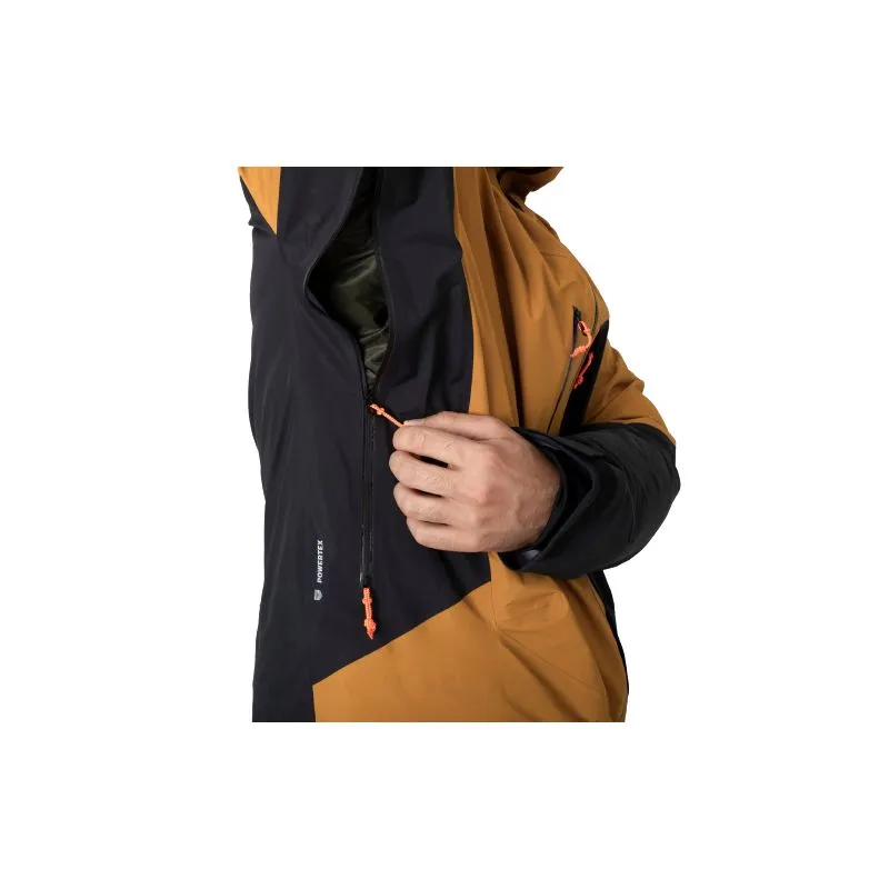 Chaqueta de esquí para hombre Salewa SELLA 3L PTX JACKET (marrón dorado)