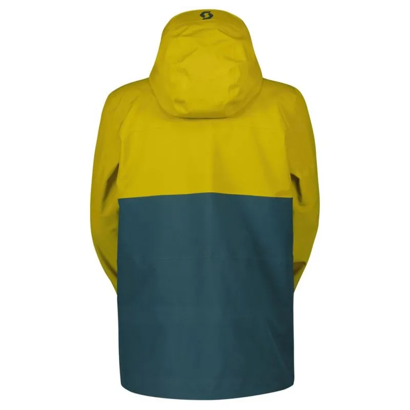Chaqueta de esquí para hombre Scott Jacket Vertic 3L (savana green/aruba green)