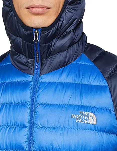 CHAQUETA DE PLUMóN THE NORTH FACE HOMBRE TREVAIL JACKET T939N41SKS TREVAIL HOODIE BICOLOR AZULES