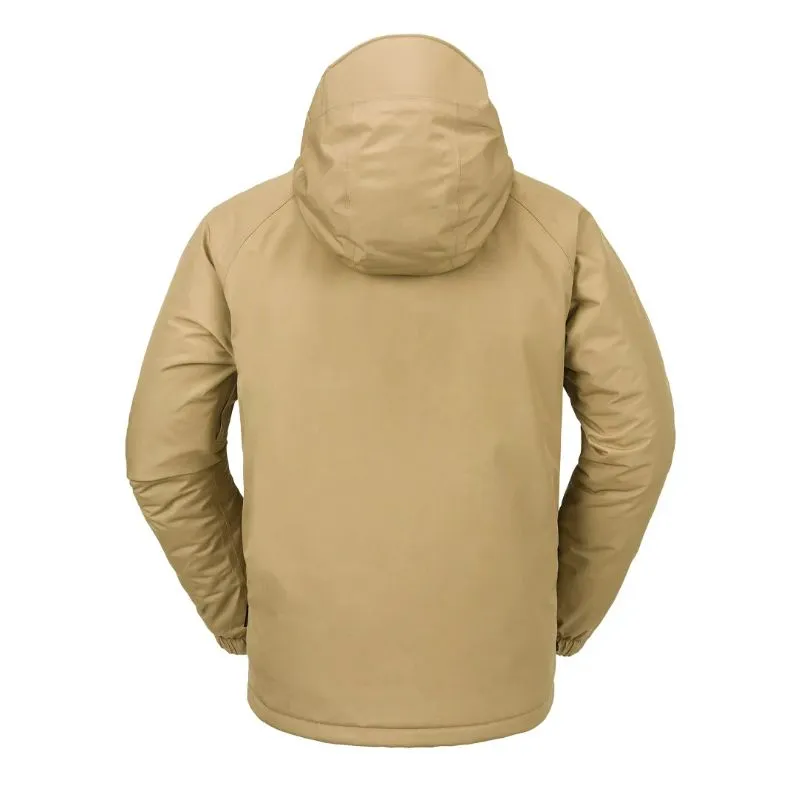 Chaqueta de snowboard para hombre Volcom DUA INS GORE Jacket (DARK KHAKI)