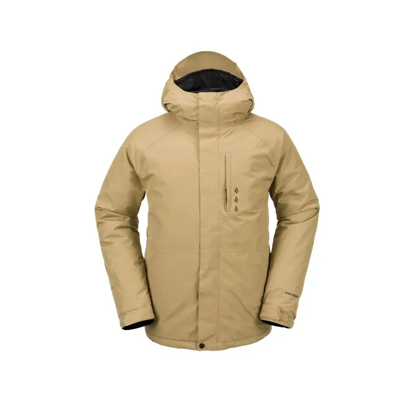 Chaqueta de snowboard para hombre Volcom DUA INS GORE Jacket (DARK KHAKI)