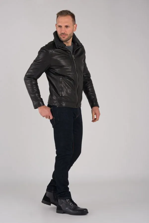 Chaqueta Hombre Daytona Music Fur Sheep Roma Black
