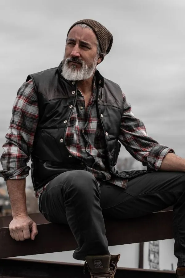 Chaqueta Hombre Master Fisher Black/Brown