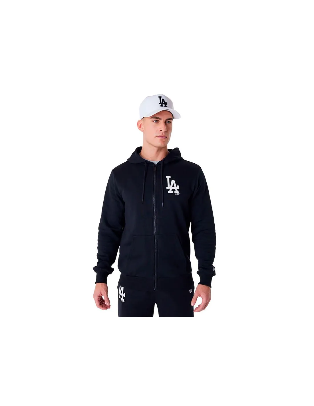 Chaqueta New Era LA Dodgers MLB Essential Negro Hombre
