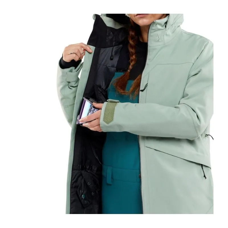 Chaqueta snowboard mujer Volcom SHELTER 3D STRETCH JACKET (SAGE FROST)