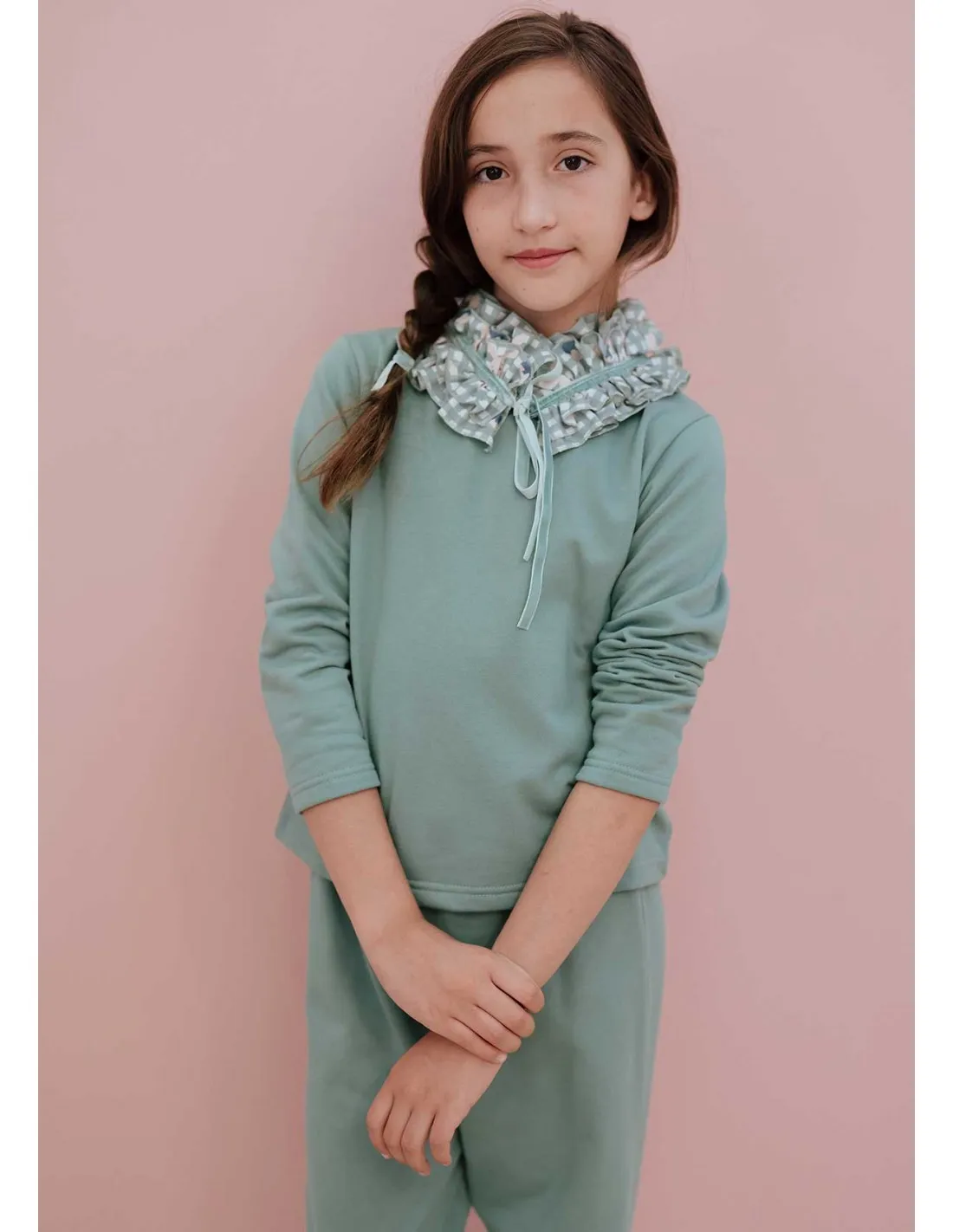 Chándal Niña Verde Conejo Verde Mon Petit Bon bon