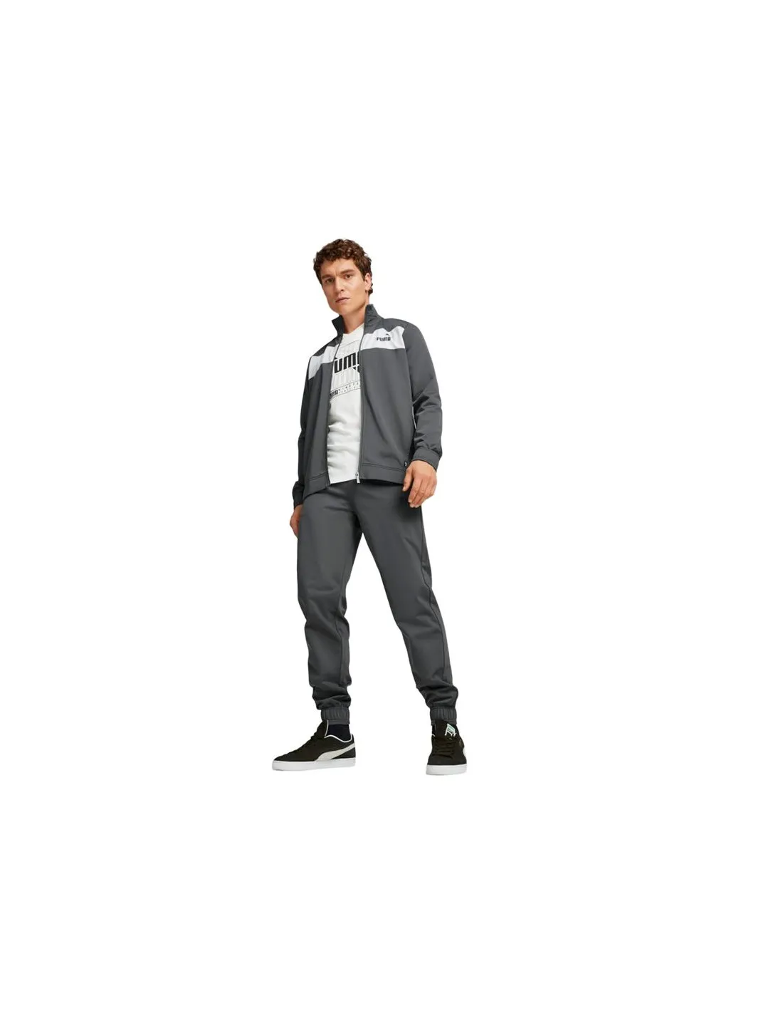 Chándal Puma Poly Suit Gris Hombre