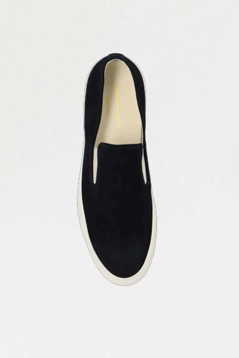 COMMON PROJECTS  ZAPATILLAS SLIP ON IN SUEDE NAVY
