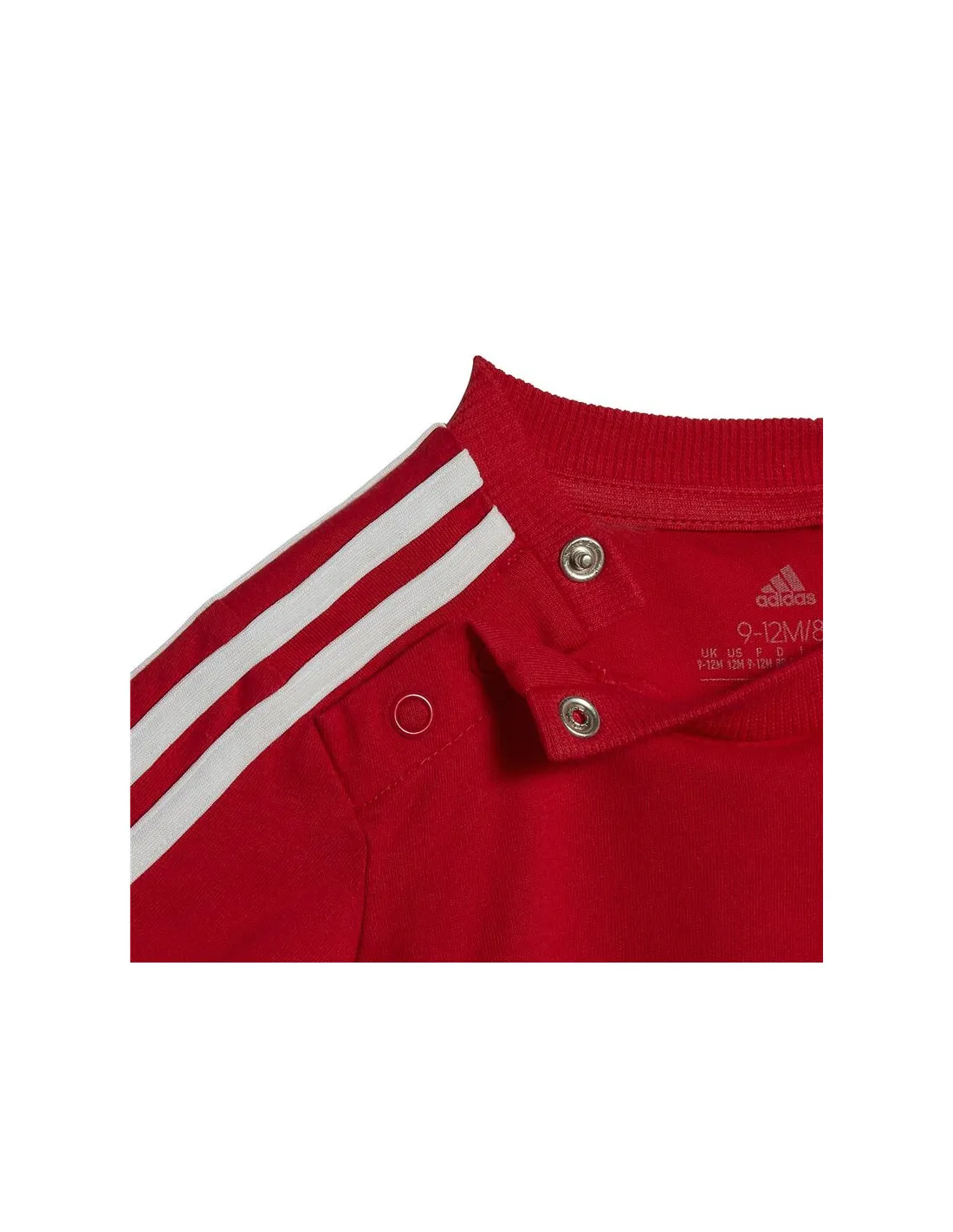 Conjunto adidas 3 Bandas Kids Red