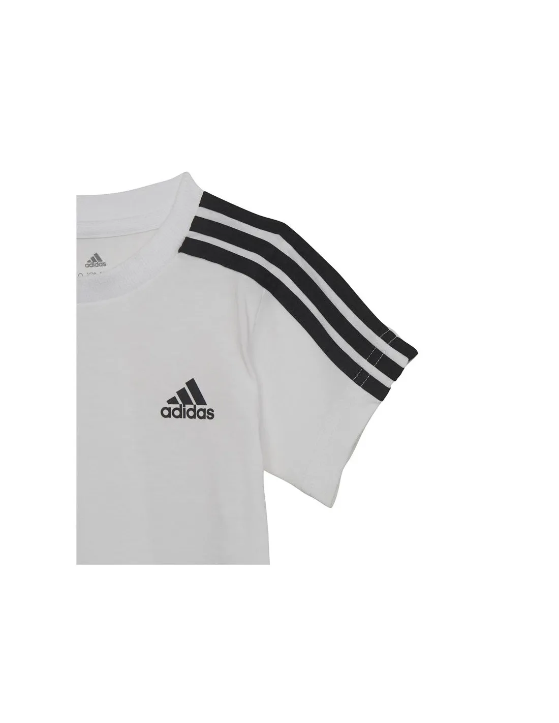 Conjunto adidas 3 Bandas Kids White