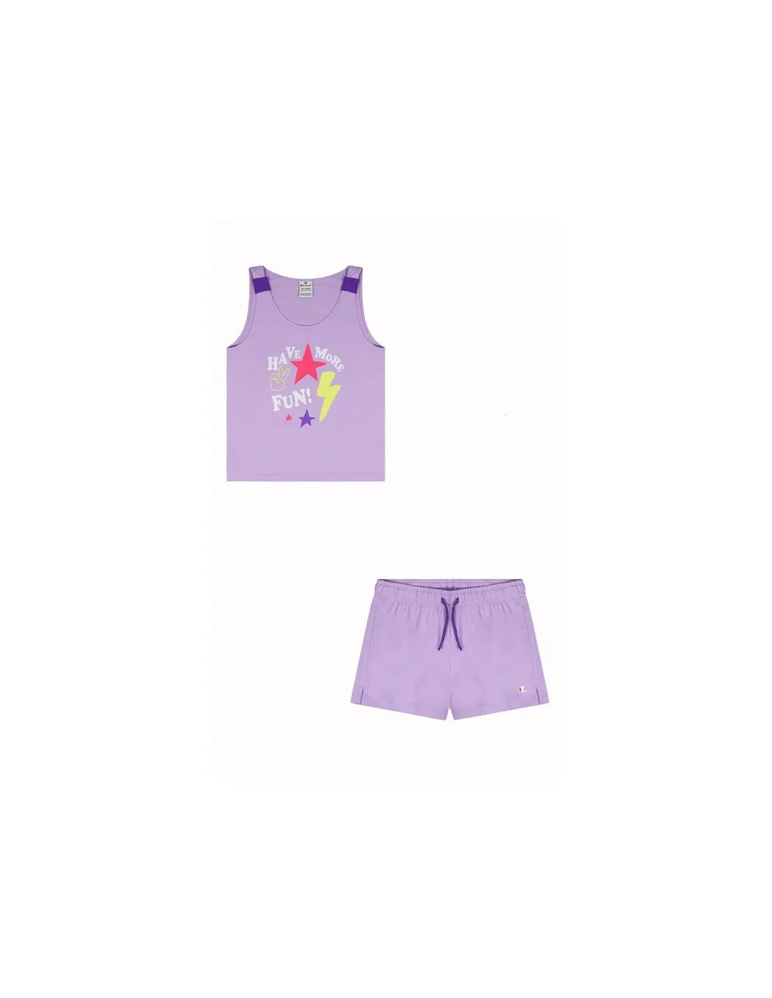 Conjunto Champion Set Lila Niña