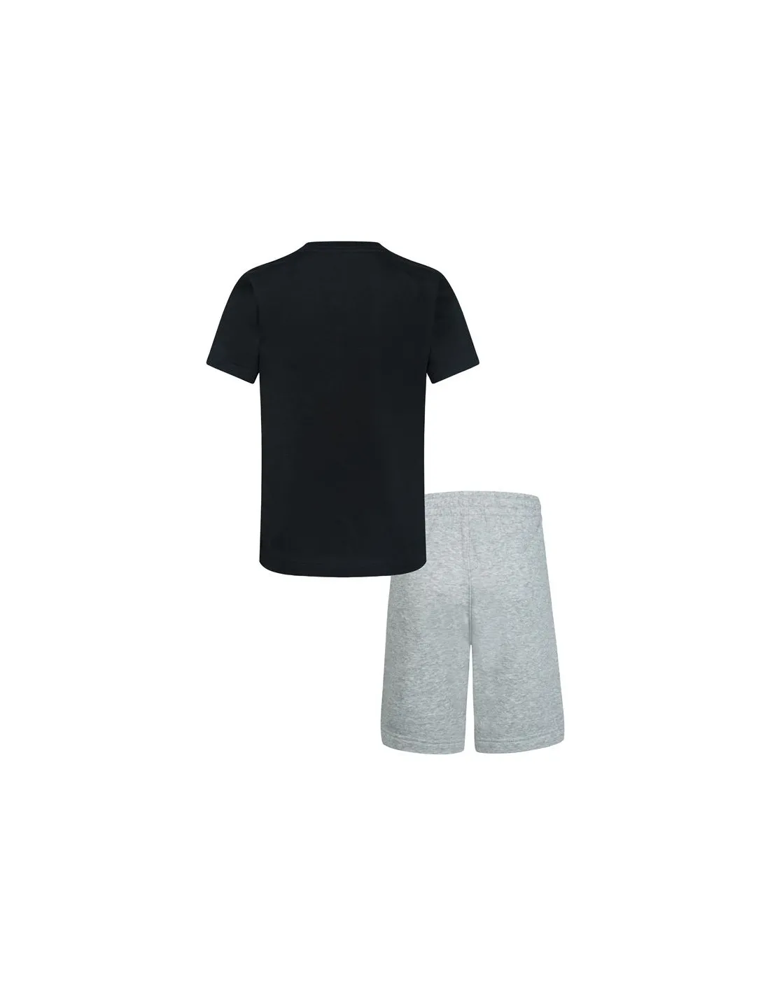 Conjunto Converse Core Tee & Ft Short Dk Grey/Black Niño