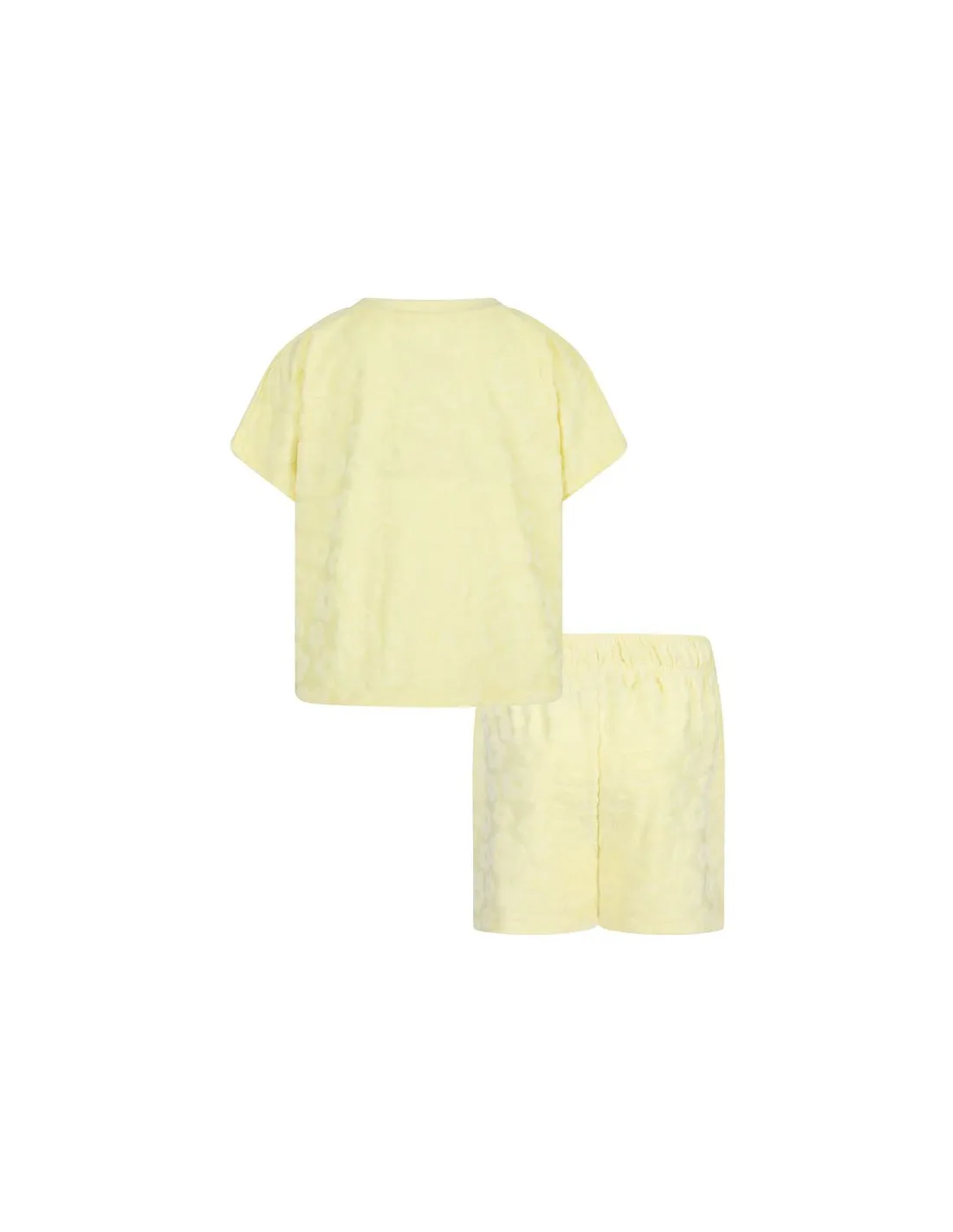 Conjunto Converse Floral Jacquard Set Niña Like Amarillo