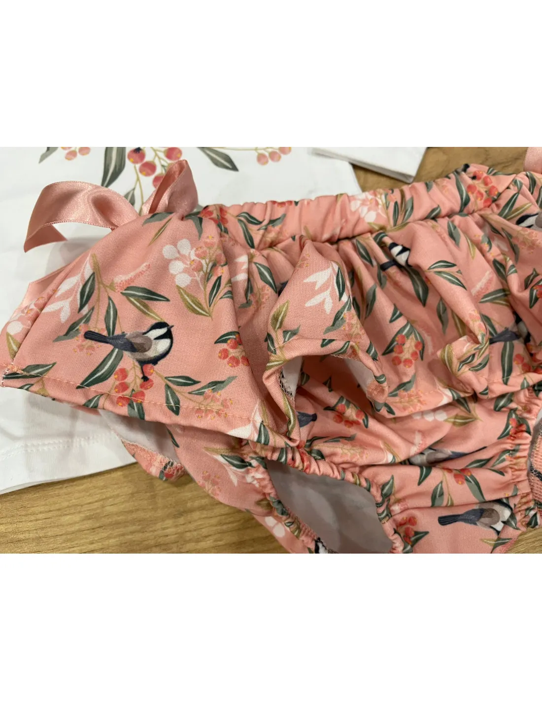 Conjunto para bebe niña Pajarito Rama