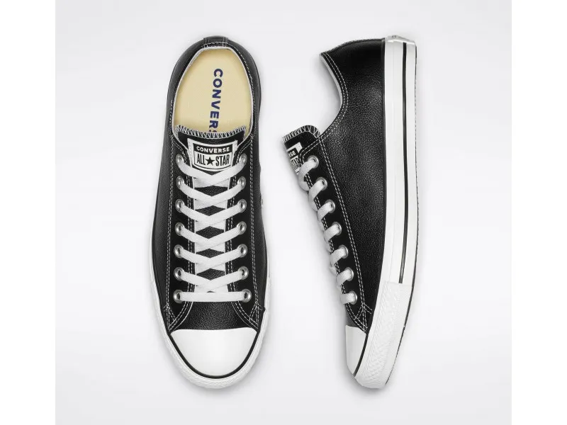 CONVERSE DE PIEL CHUCK TAYLOR ALL STAR 132174C EN COLOR NEGRO