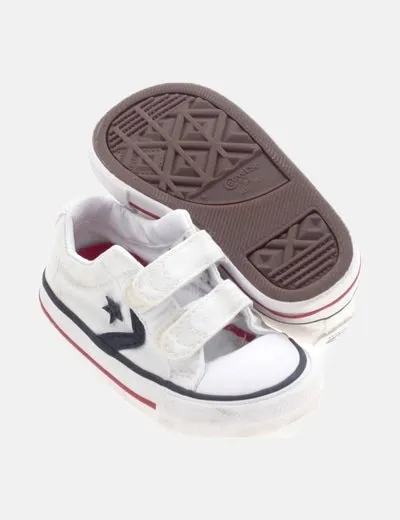 Converse Deportiva converse blanca tela