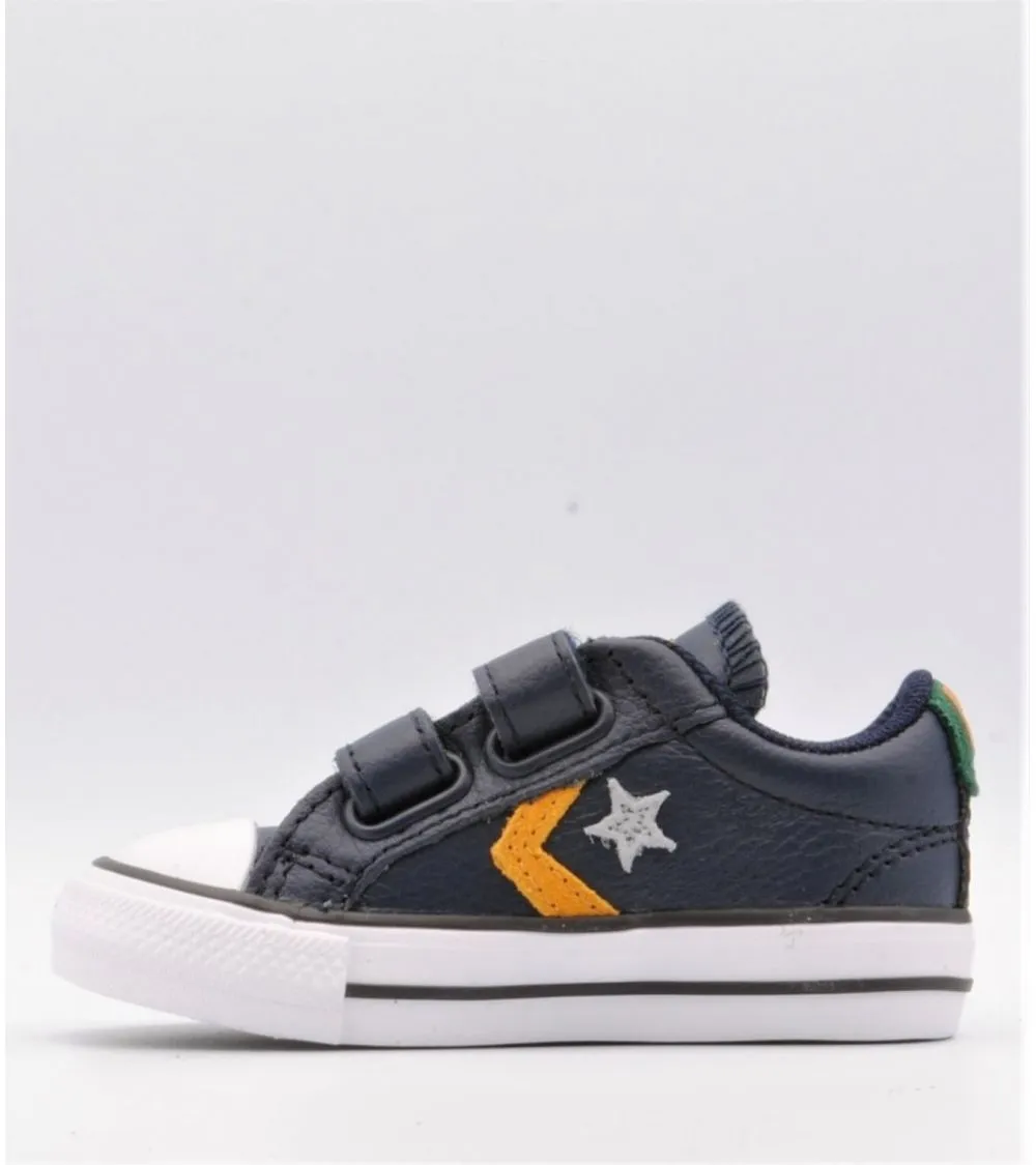 CONVERSE VELCRO PIEL AZUL MARINO