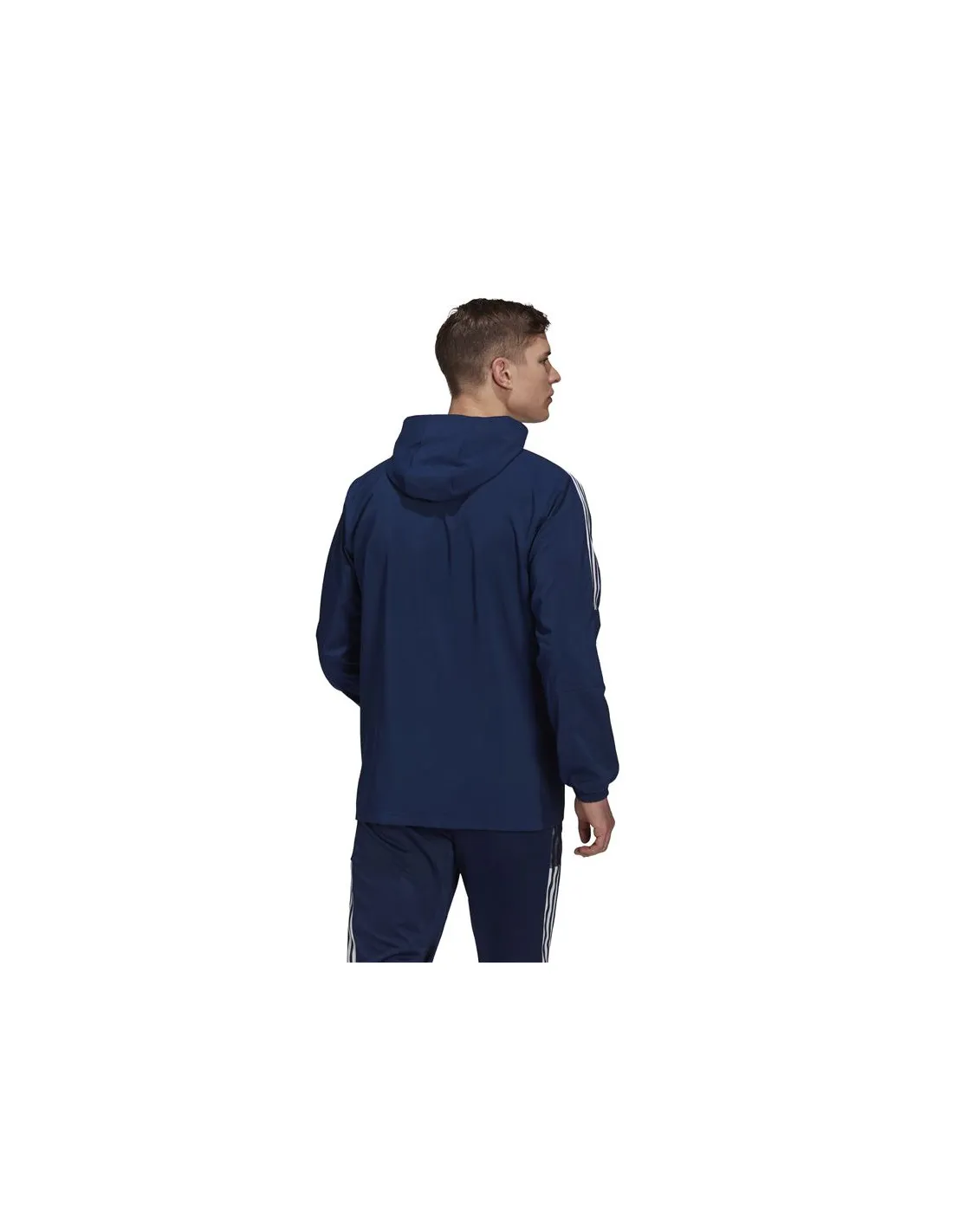 Cortavientos de fútbol adidas Tiro 21 M Navy