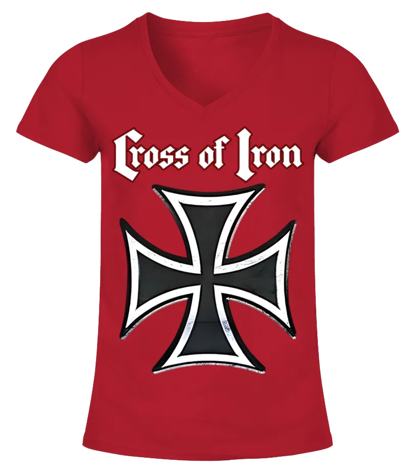 Cross of Iron (1977) RD 010 Camiseta cuello pico Mujer